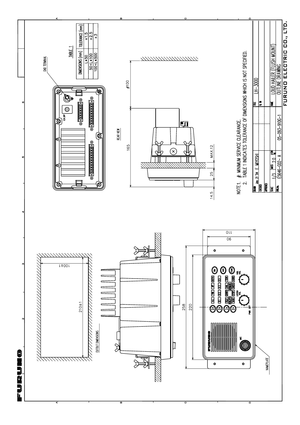 Furuno LH-3000 User Manual | Page 33 / 38