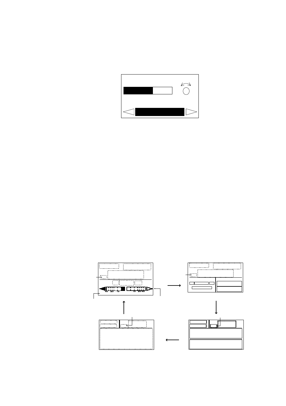 3 adjusting brilliance and contrast, 4 displays, 1 choosing the display mode | Displays | Furuno NAVPILOT 500 User Manual | Page 13 / 73