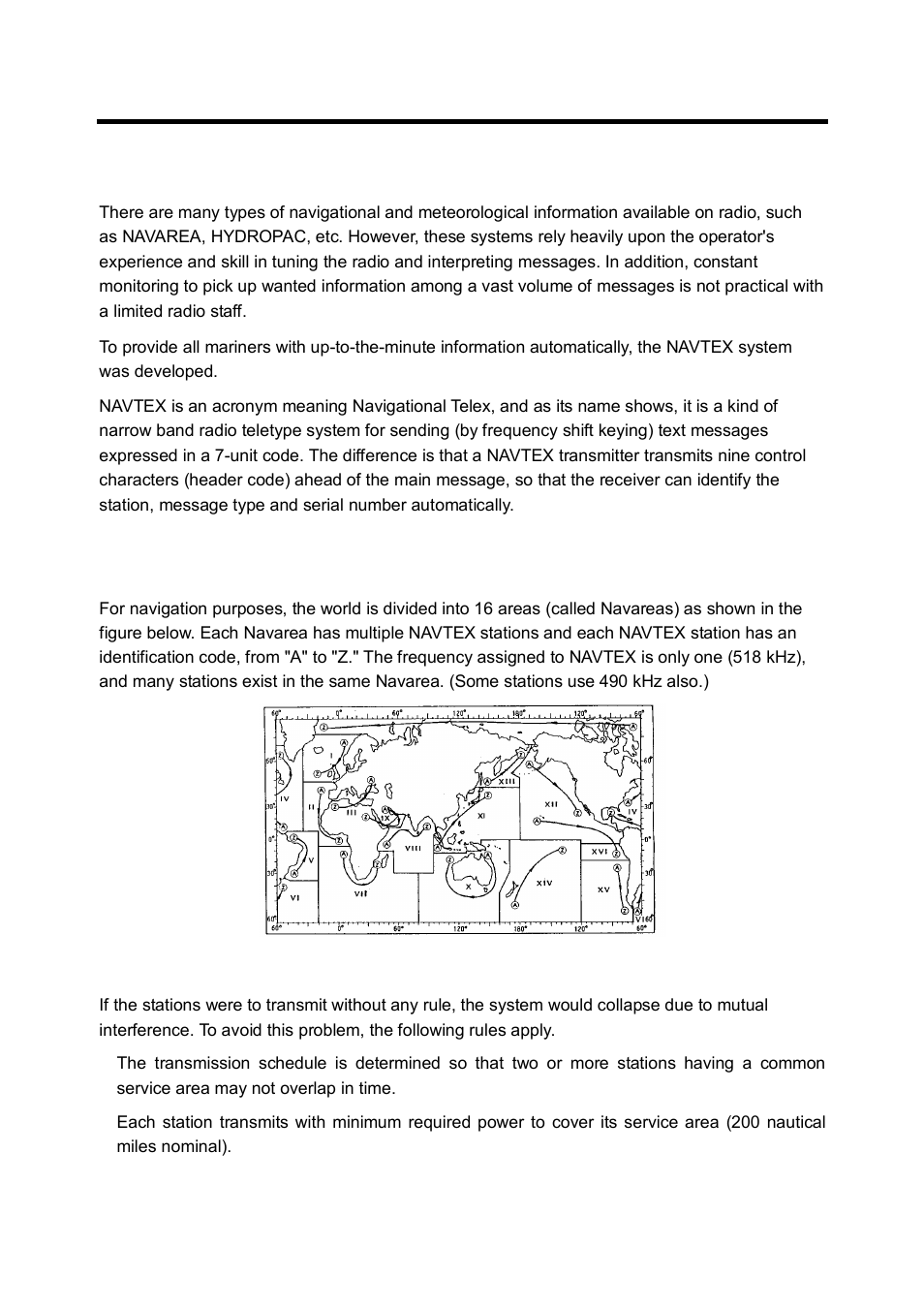 Principle of navtex system, 1 how navtex works, 2 navtex system operation | Furuno NX-300 User Manual | Page 13 / 65