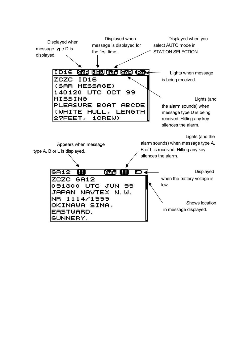 4 display indications | Furuno NX-300 User Manual | Page 15 / 65