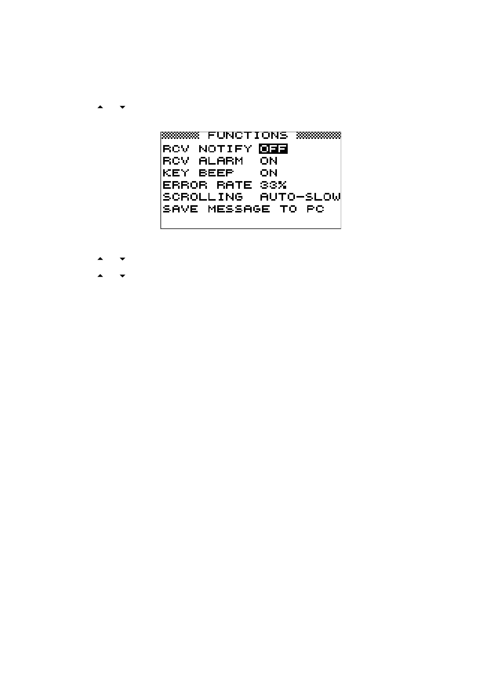 7 setting functions (functions menu), 1 functions menu description | Furuno NX-300 User Manual | Page 27 / 65