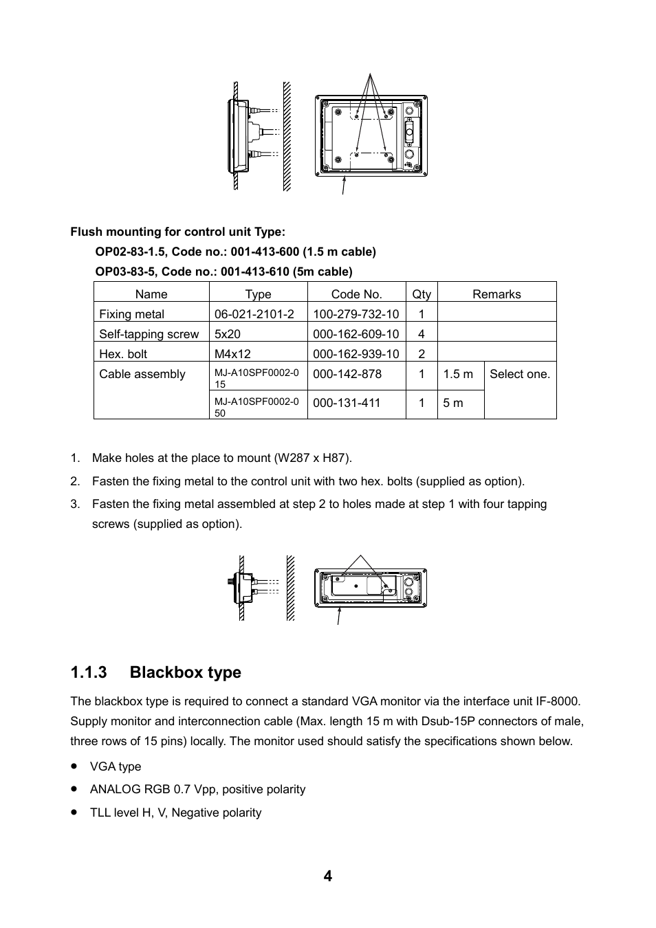 3 blackbox type | Furuno SEARCHLIGHT CH-250 User Manual | Page 14 / 79