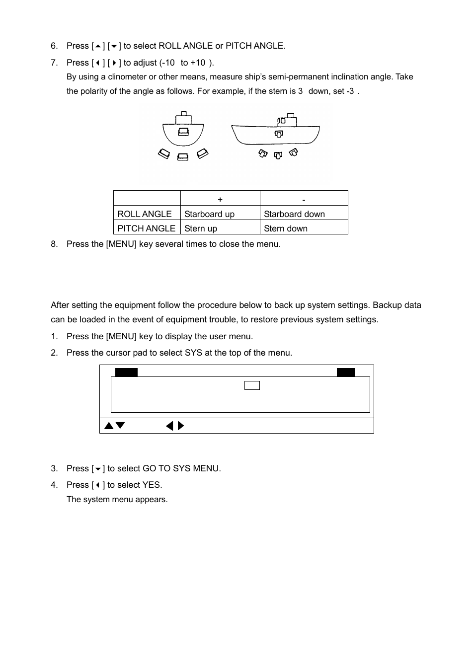 5 system back up | Furuno SEARCHLIGHT CH-250 User Manual | Page 48 / 79