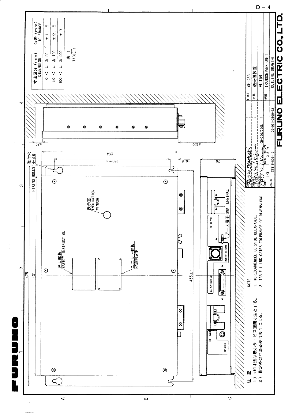 Furuno SEARCHLIGHT CH-250 User Manual | Page 62 / 79