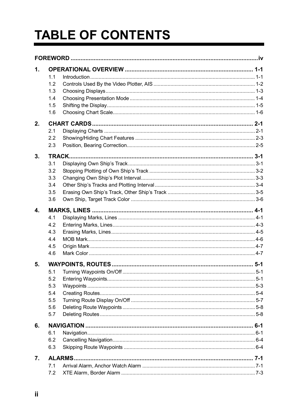 Furuno RP180 User Manual | Page 3 / 100
