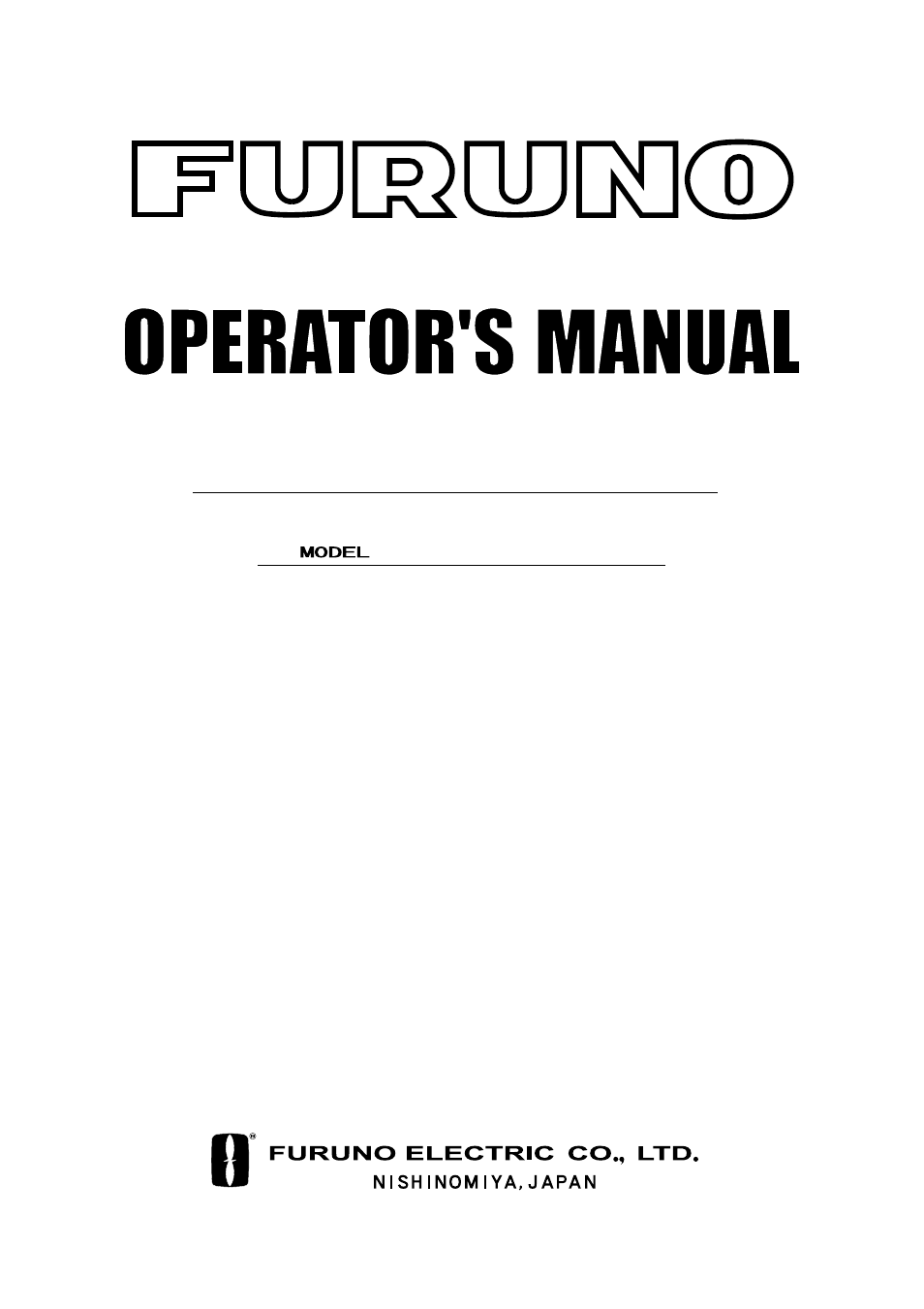 Furuno GP-3500F User Manual | 246 pages