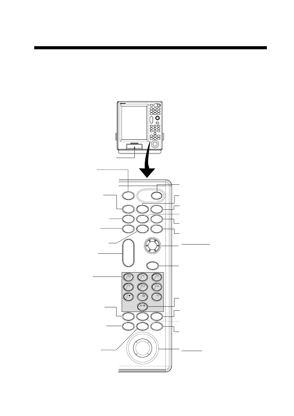 Basic operation, 1 controls description, 1 display unit | Control panel | Furuno GP-3500F User Manual | Page 11 / 246