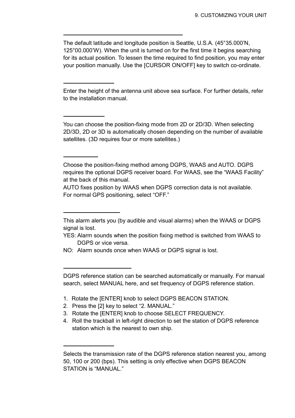 Furuno GP-3500F User Manual | Page 133 / 246