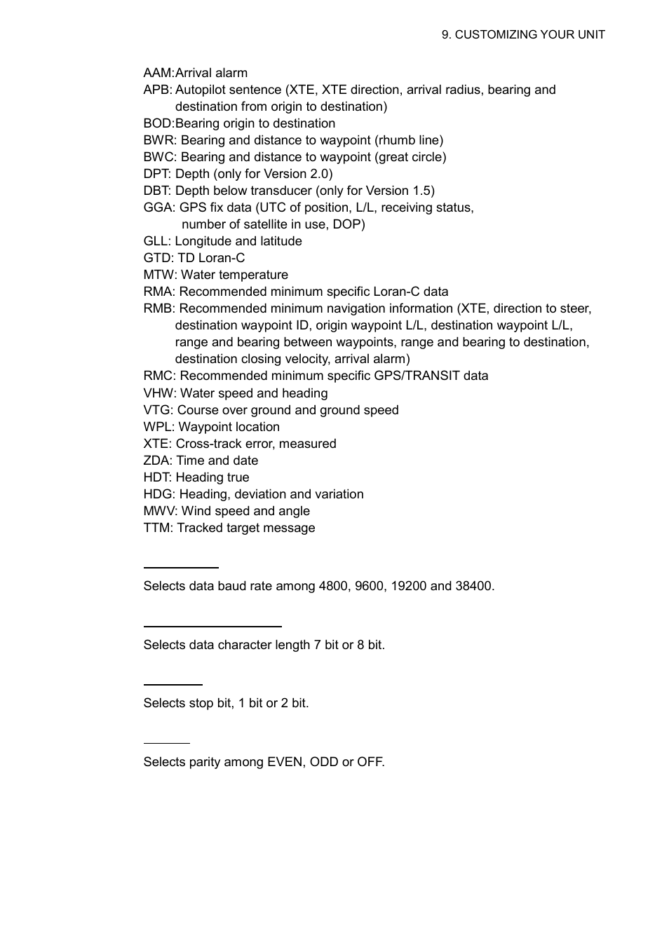 Furuno GP-3500F User Manual | Page 149 / 246