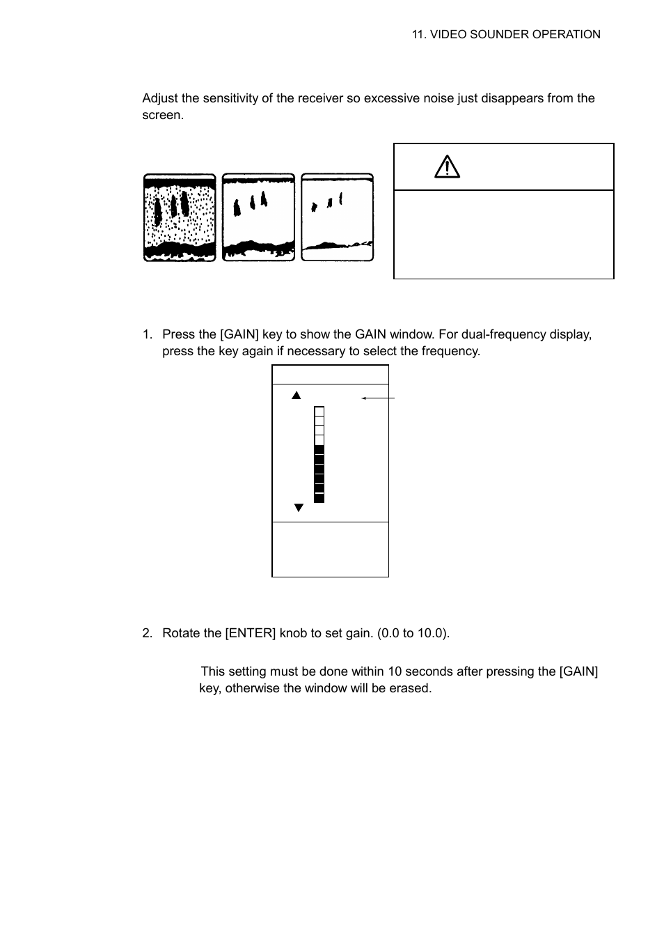 Caution | Furuno GP-3500F User Manual | Page 187 / 246