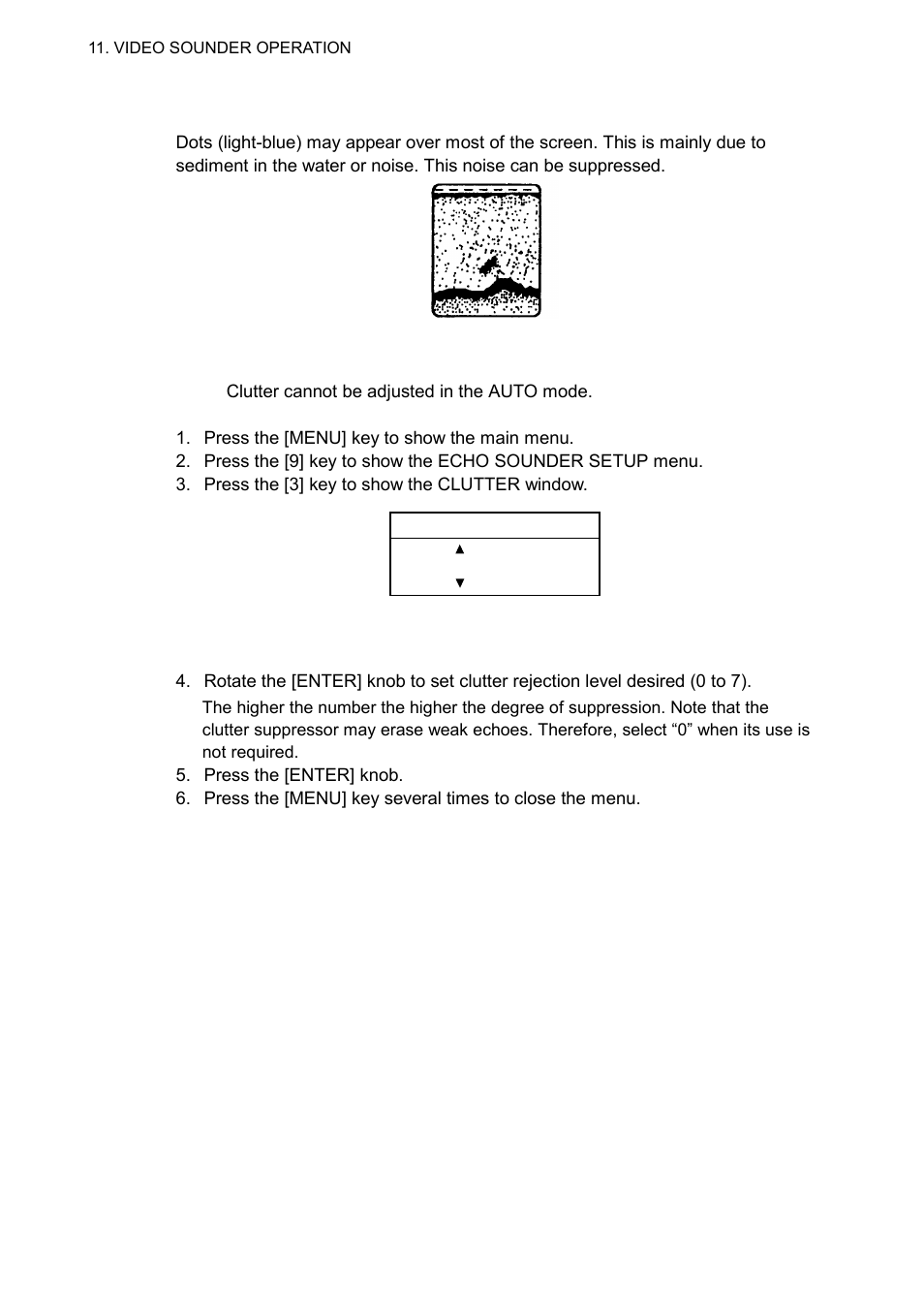 8 reducing low-level noise | Furuno GP-3500F User Manual | Page 192 / 246