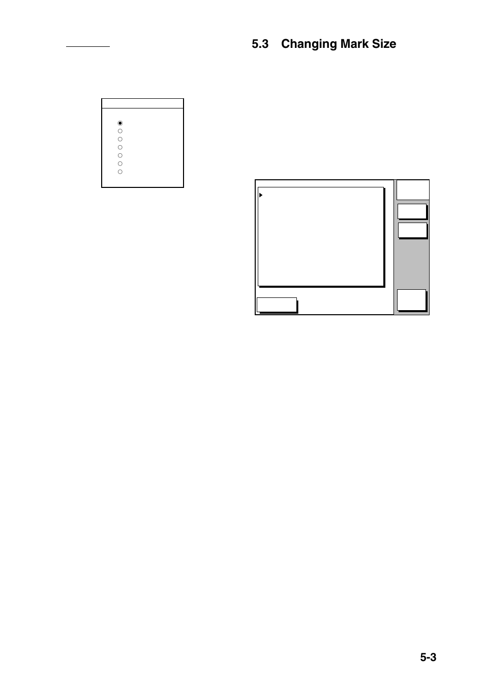 3 changing mark size | Furuno GP-1650F User Manual | Page 41 / 109