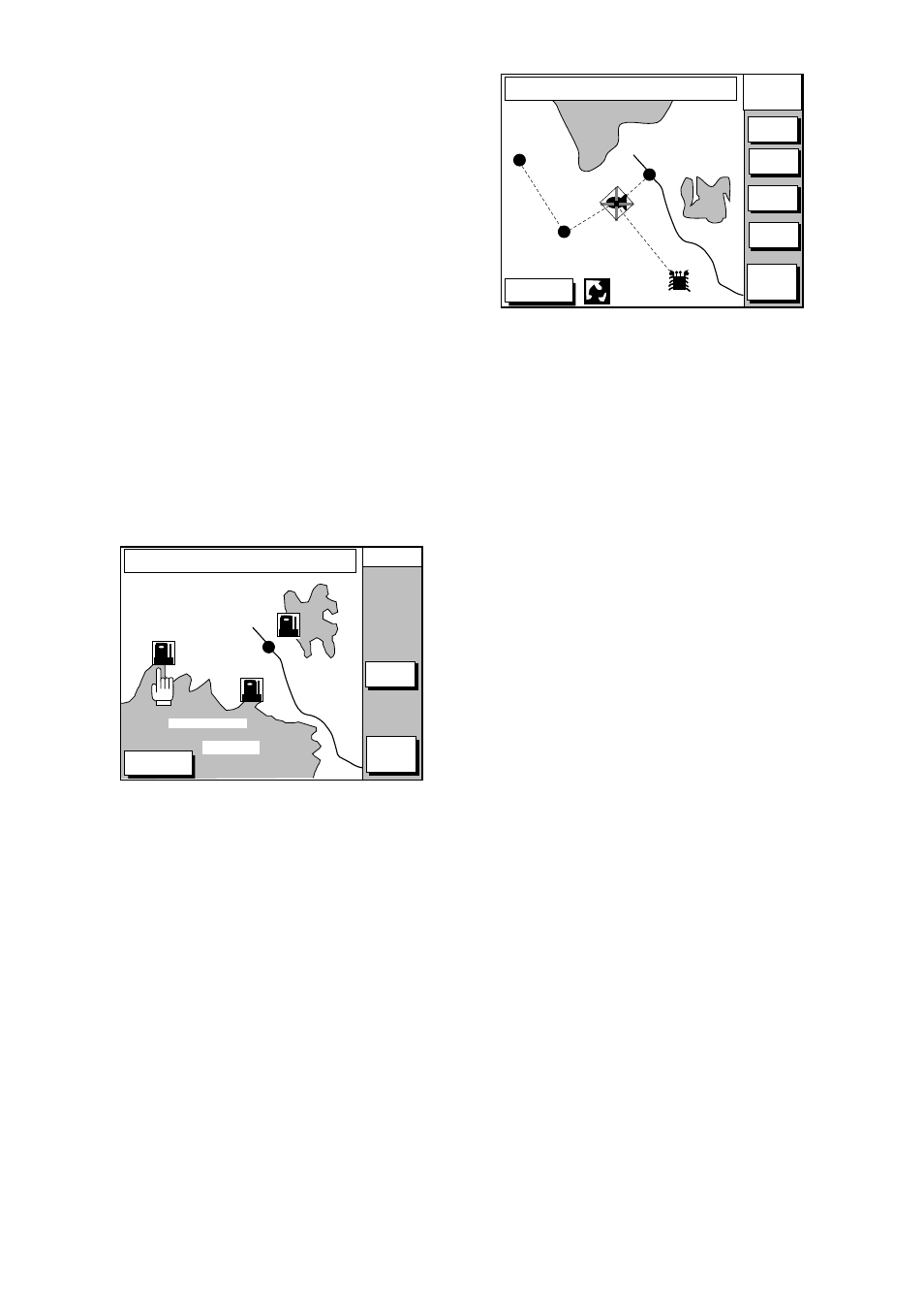 4 following a route, Navigate route waypoints in reverse order, Navigate directly to a route waypoint | Navigate along specific leg of route | Furuno GP-1650F User Manual | Page 57 / 109