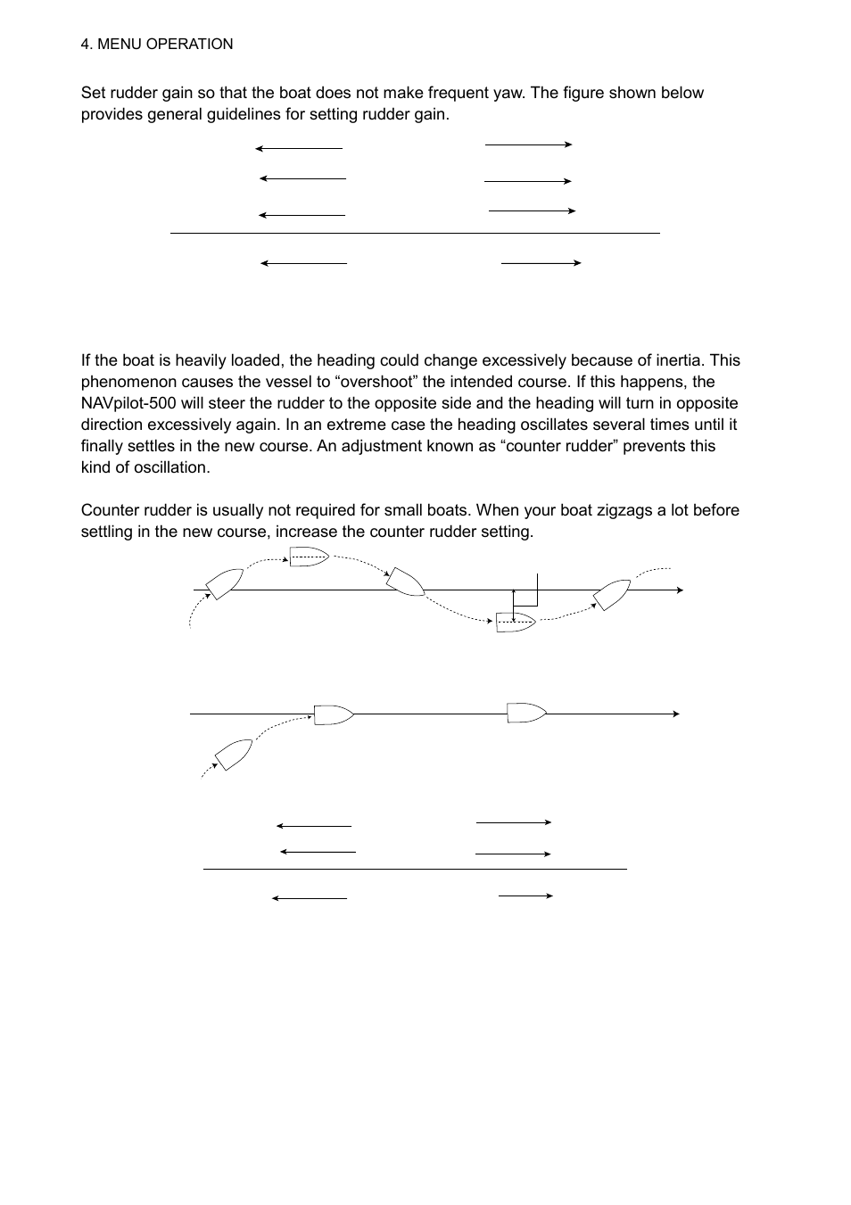 Furuno AUTOPILOT NAVPILOT-500 User Manual | Page 44 / 73