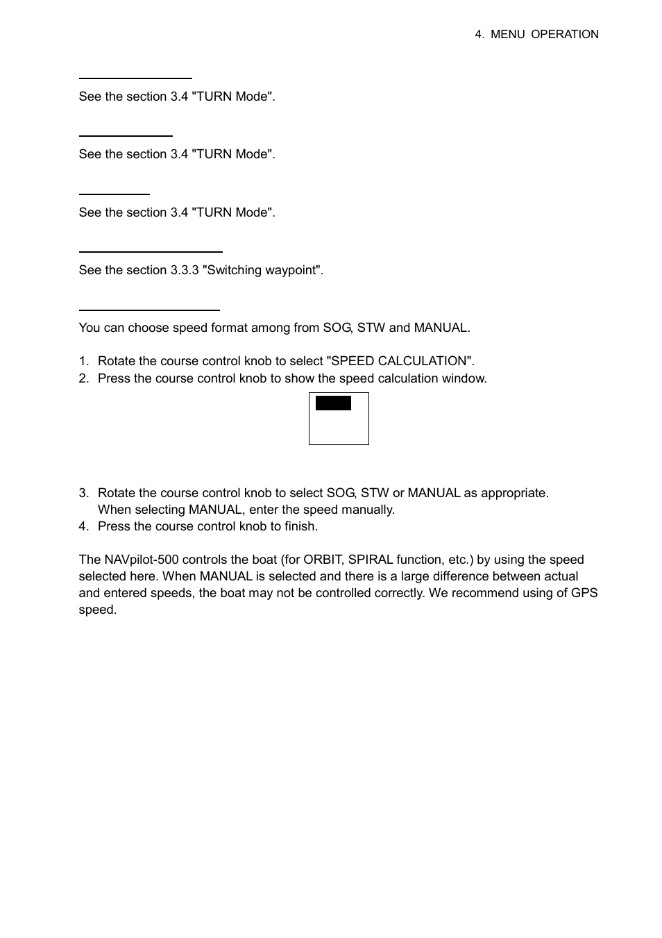 Furuno AUTOPILOT NAVPILOT-500 User Manual | Page 47 / 73