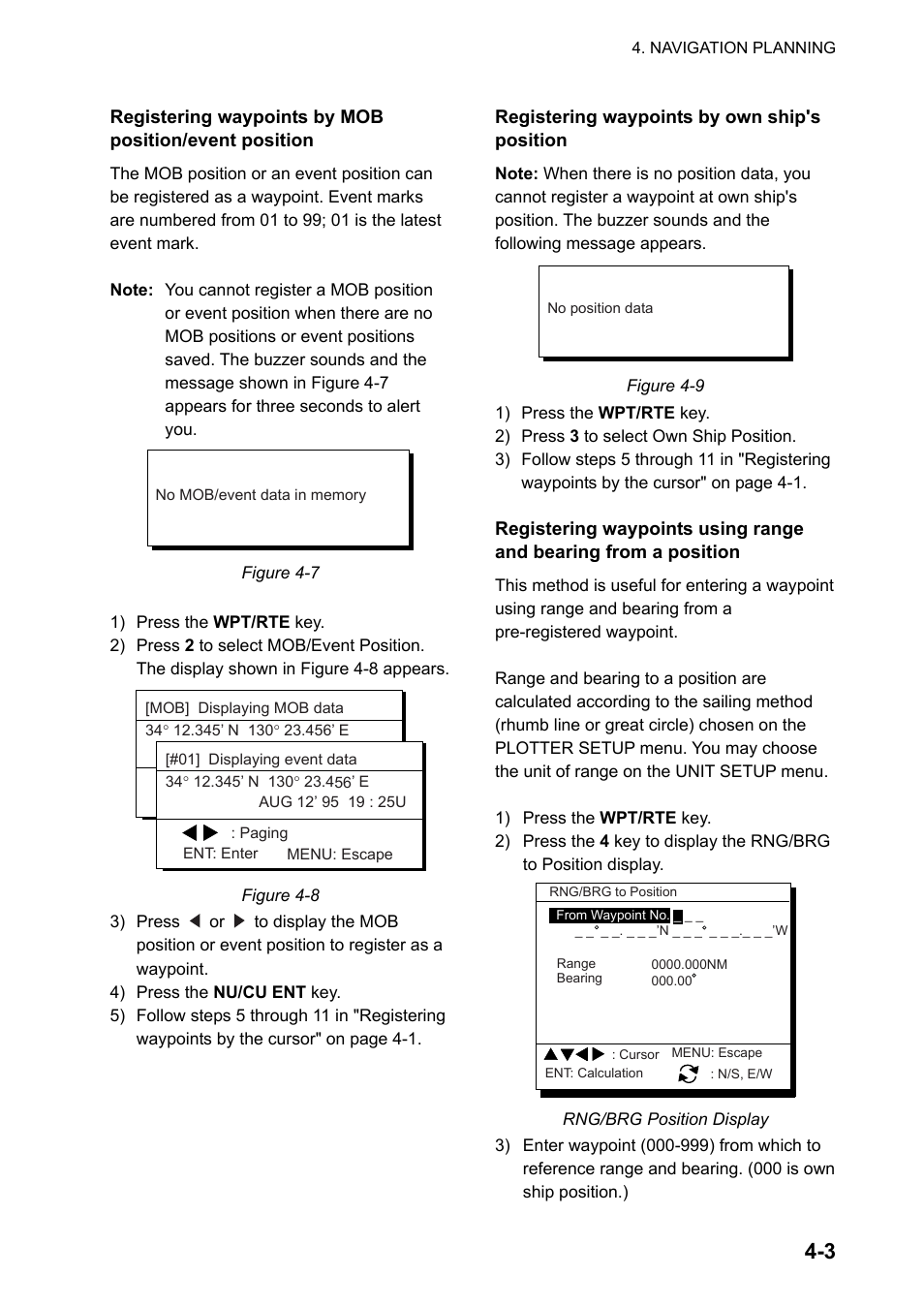 Furuno GPS NAVIGATOR GP-150 User Manual | Page 27 / 103