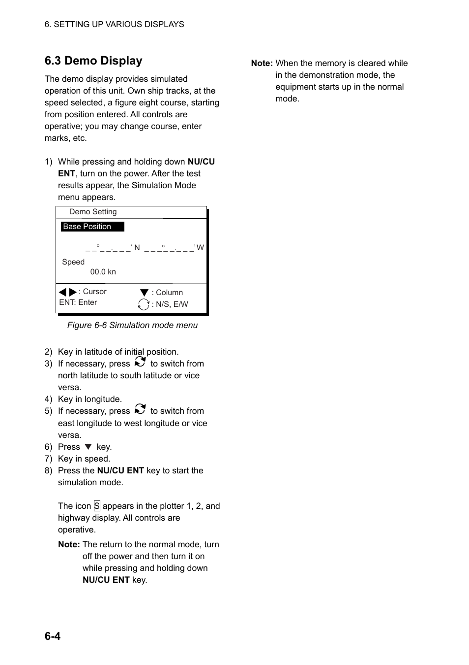 3 demo display | Furuno GPS NAVIGATOR GP-150 User Manual | Page 44 / 103