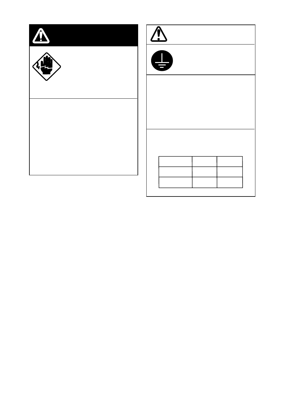 Warning, Caution | Furuno FM-8500 User Manual | Page 4 / 46