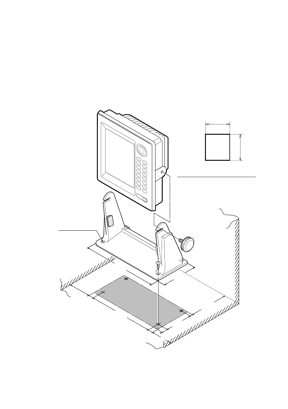 7 mounting the display unit | Furuno 851 MARK-2 User Manual | Page 17 / 37