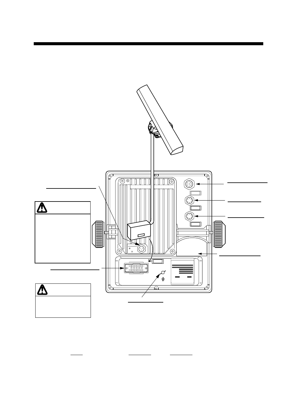Wiring, 1 connections, Caution | Furuno 851 MARK-2 User Manual | Page 18 / 37