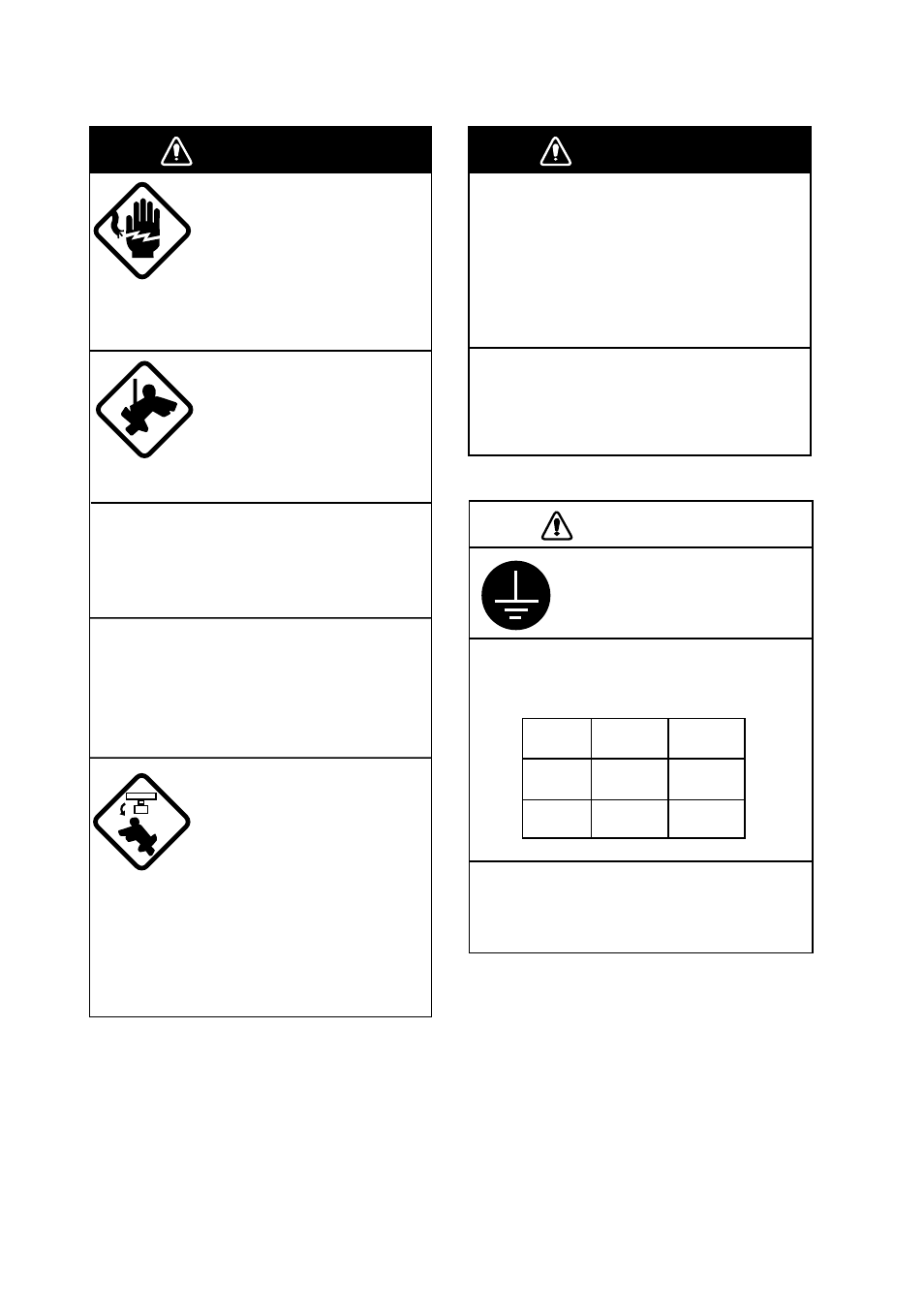 Warning, Caution | Furuno 851 MARK-2 User Manual | Page 4 / 37