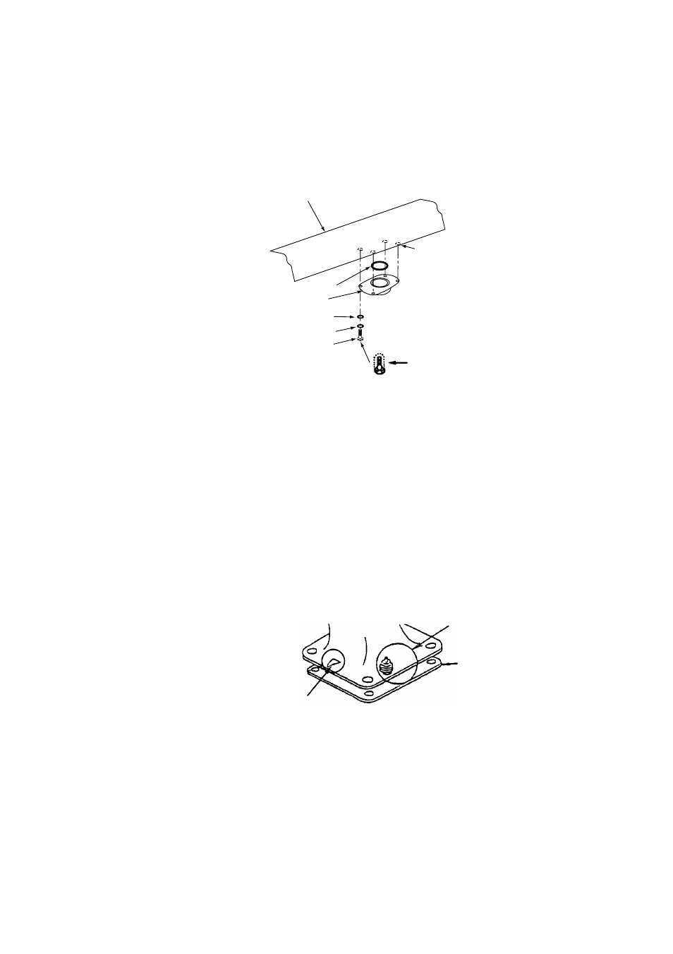4 mounting the antenna unit, Outside fixing holes | Furuno 851 MARK-2 User Manual | Page 9 / 37