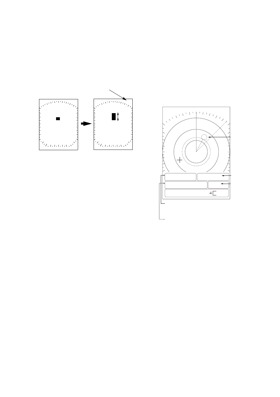 23 echo stretch, 24 navigation data, Turning on the navigation data display | Furuno FMD-1712 User Manual | Page 19 / 35