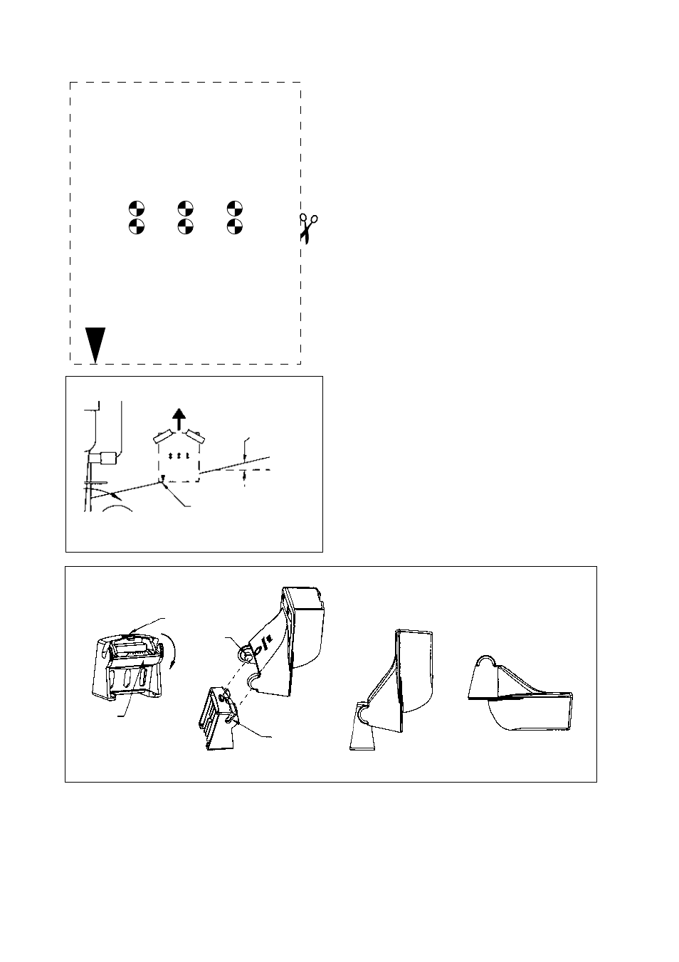 Ap-2, P66 installation template | Furuno GP-1850DF User Manual | Page 47 / 63