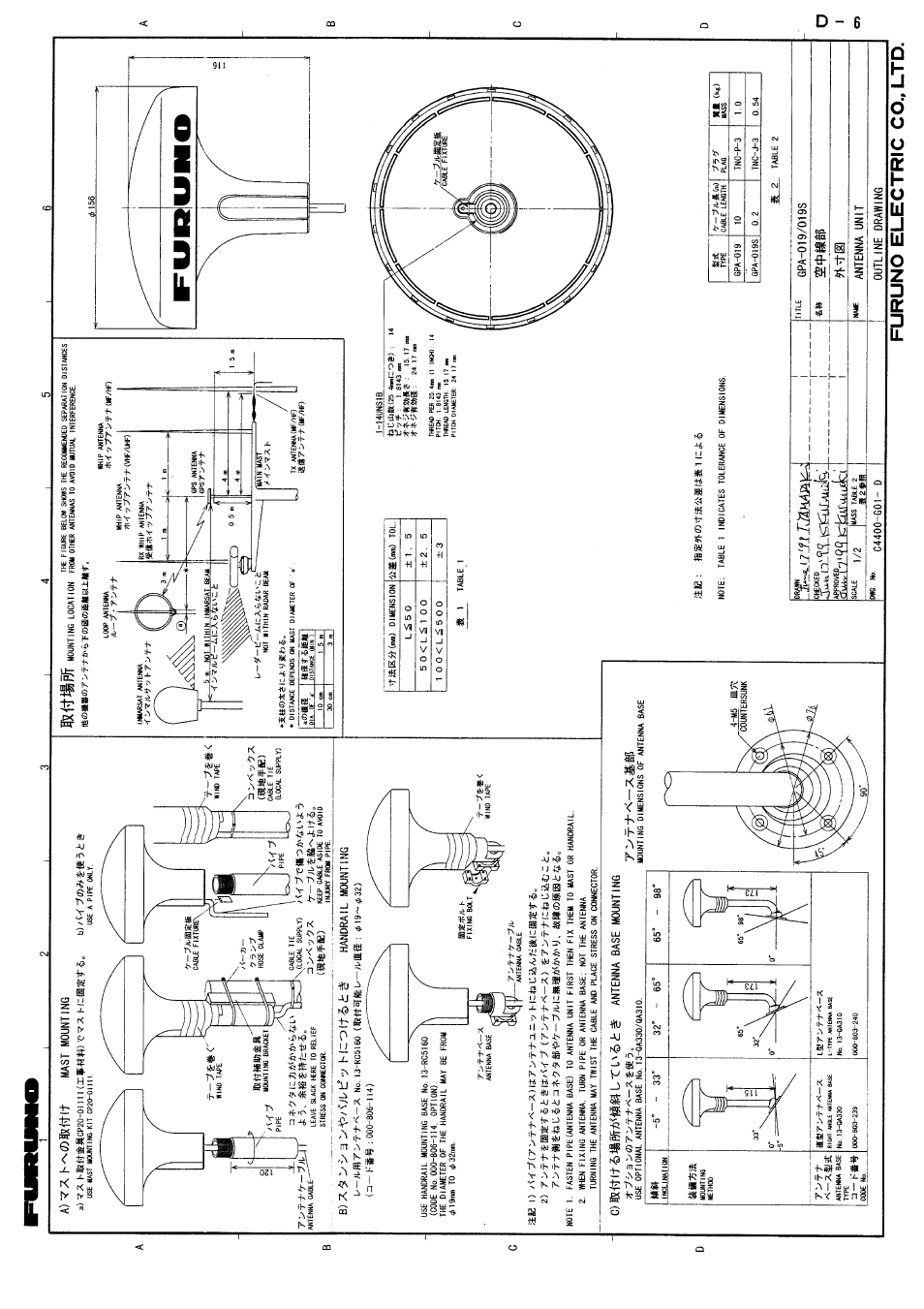 Furuno GP-1850DF User Manual | Page 59 / 63