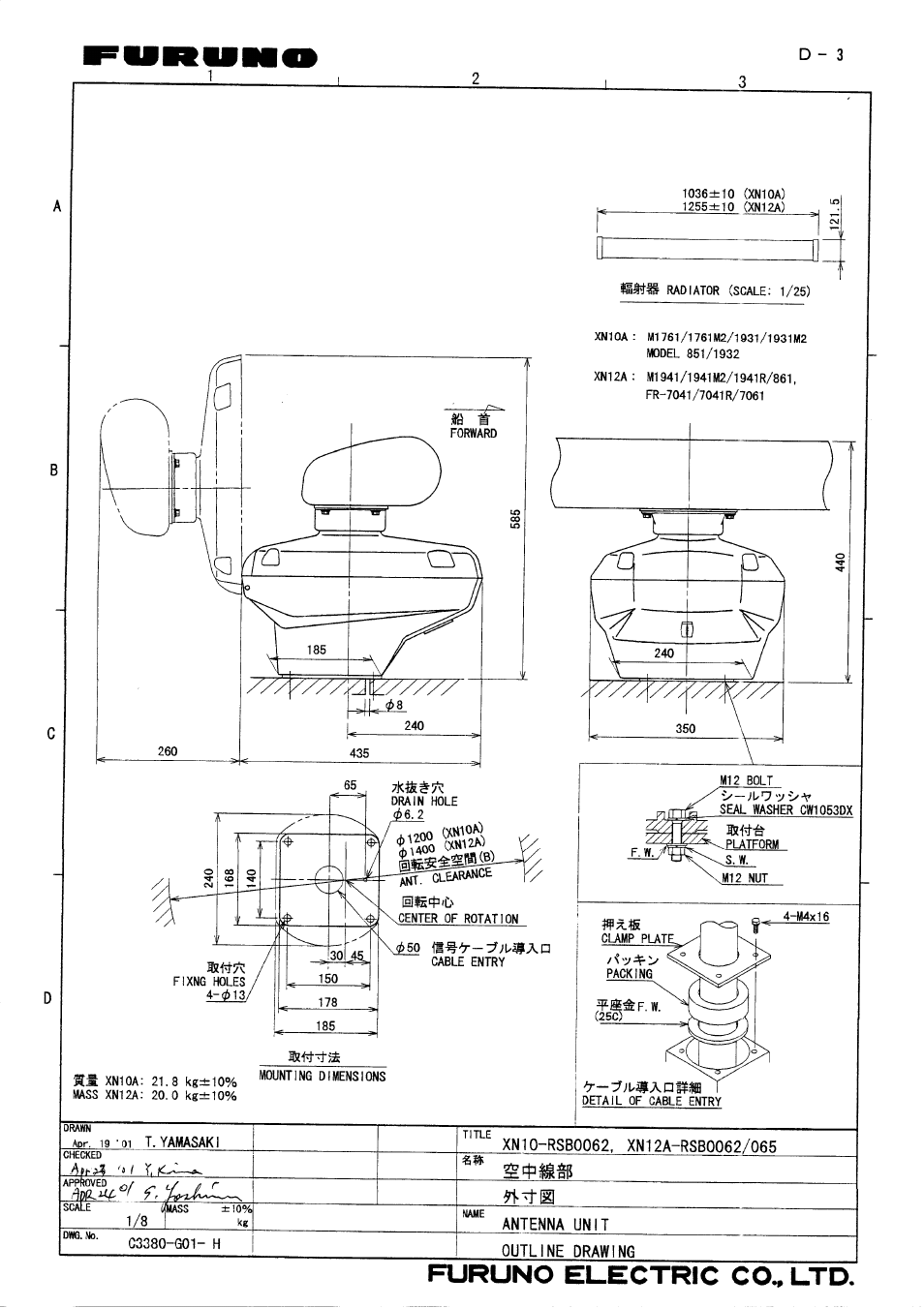 Furuno 1832 User Manual | Page 57 / 63