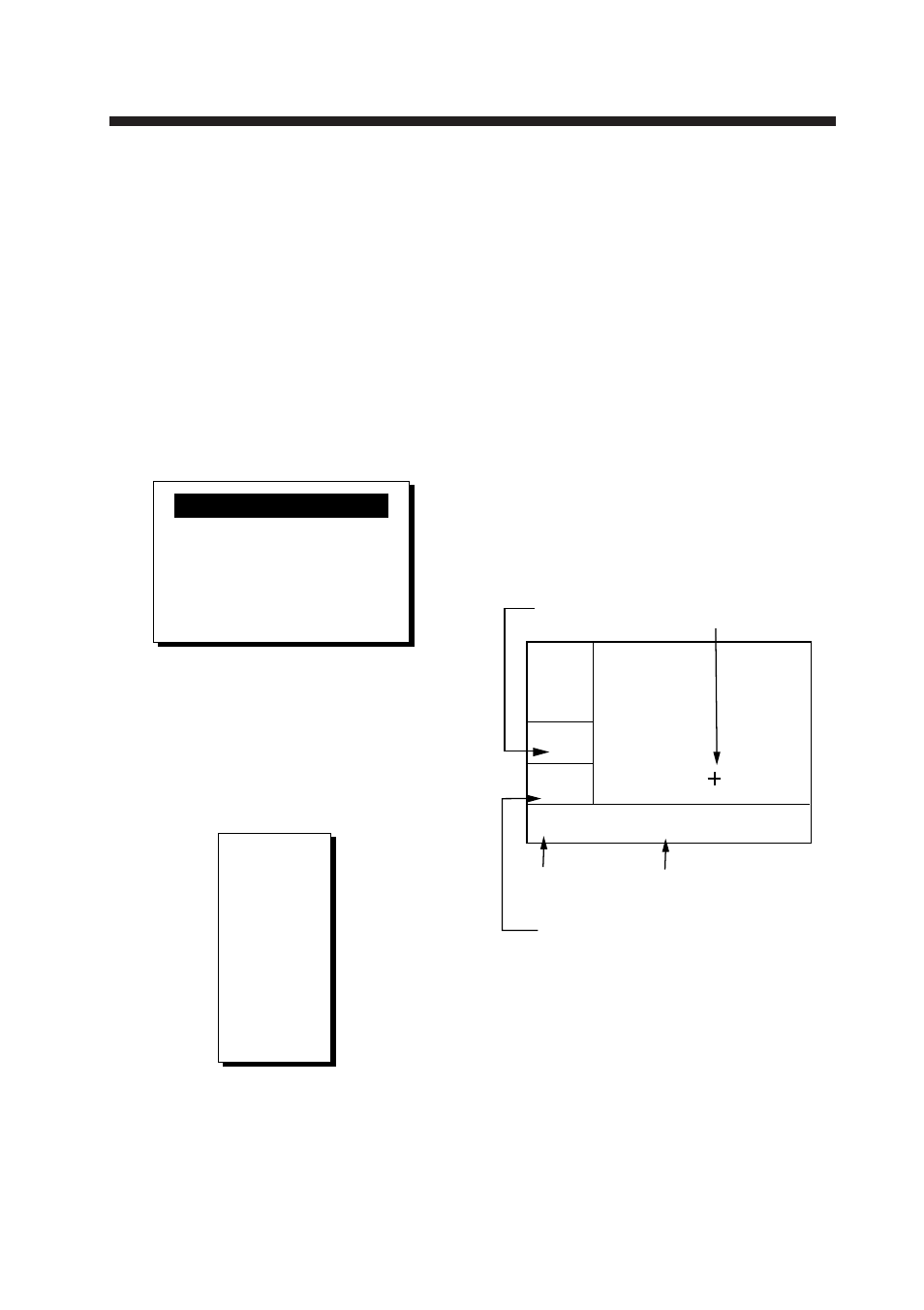 Plotter display overview, 1 enlarging/shrinking the display, 2 shifting the cursor | Furuno GP-30/35 User Manual | Page 16 / 67