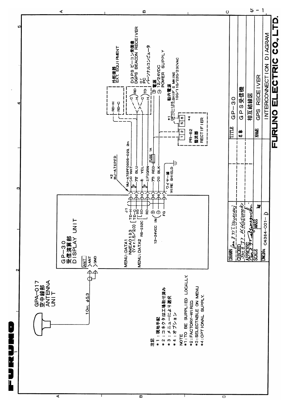 Furuno GP-30/35 User Manual | Page 66 / 67