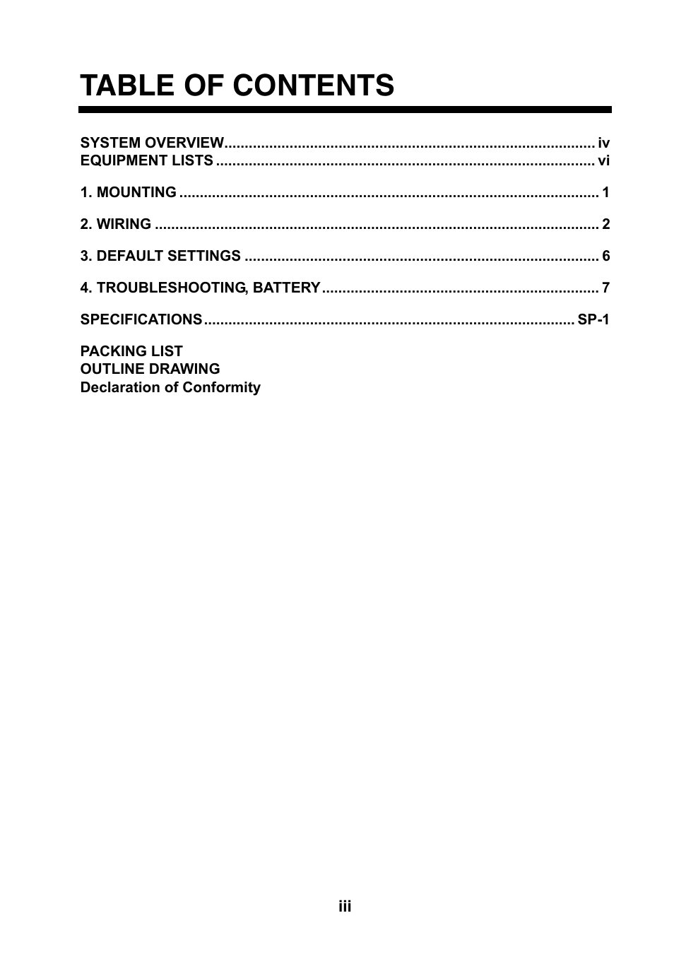 Furuno GP-320B User Manual | Page 5 / 20