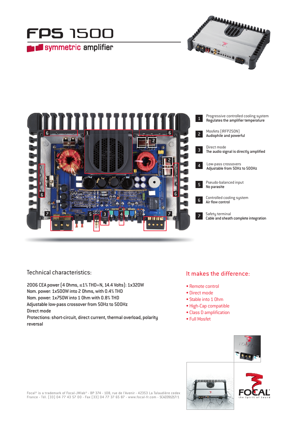 Focal SCAZ091217/1 User Manual | 1 page