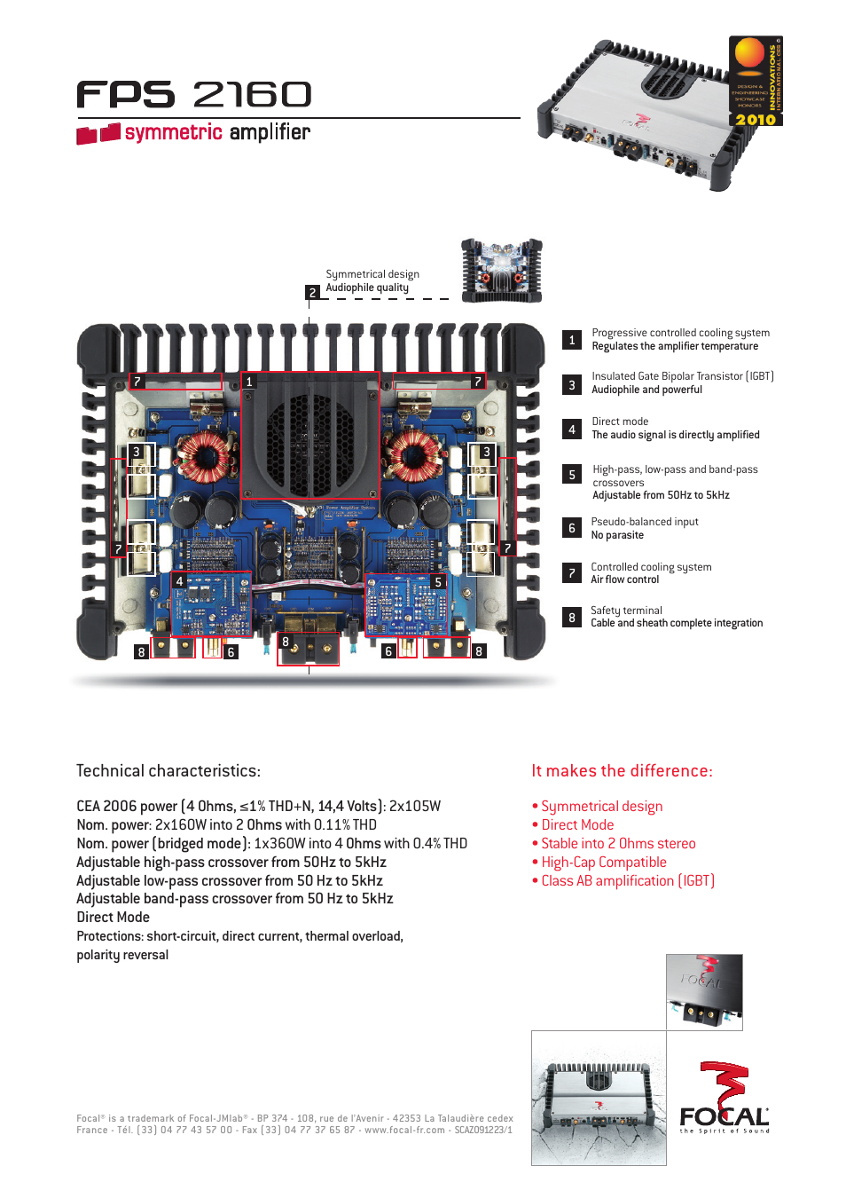 Focal FPS 2160 User Manual | 1 page