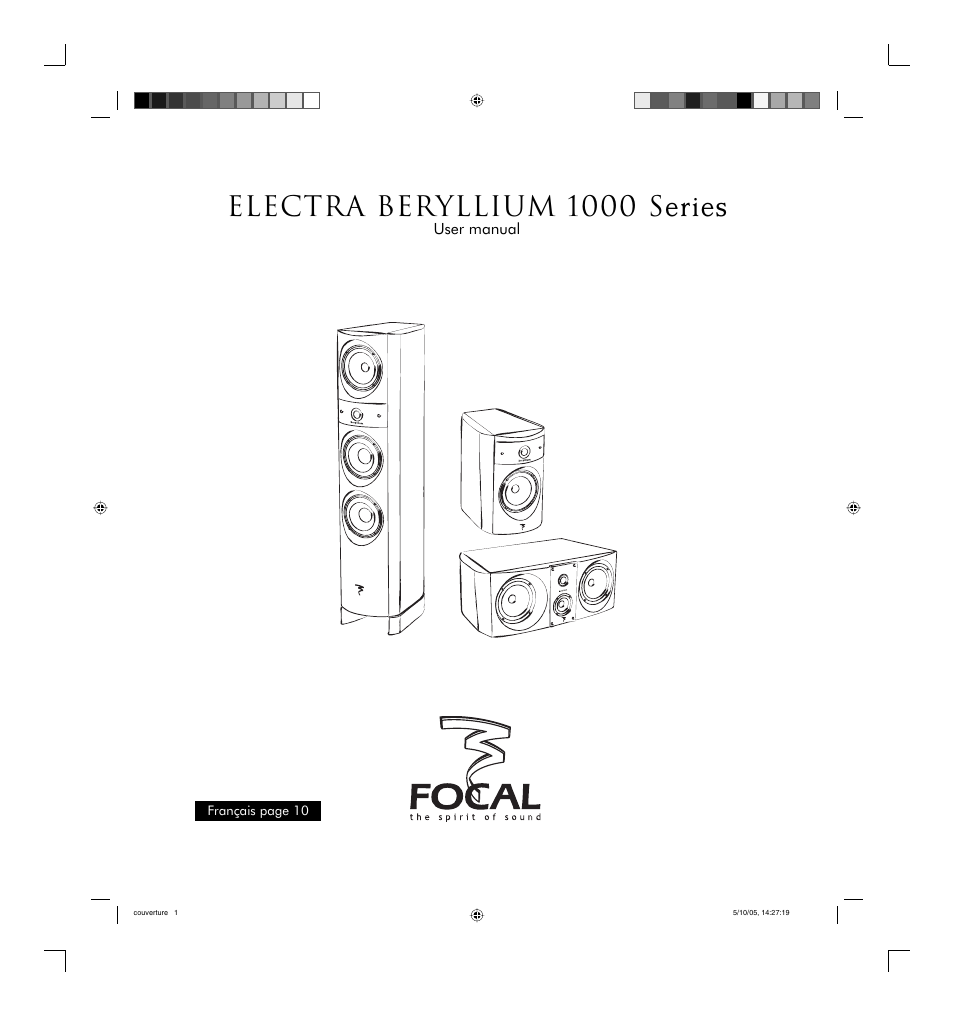 Focal 1000 Series User Manual | 9 pages