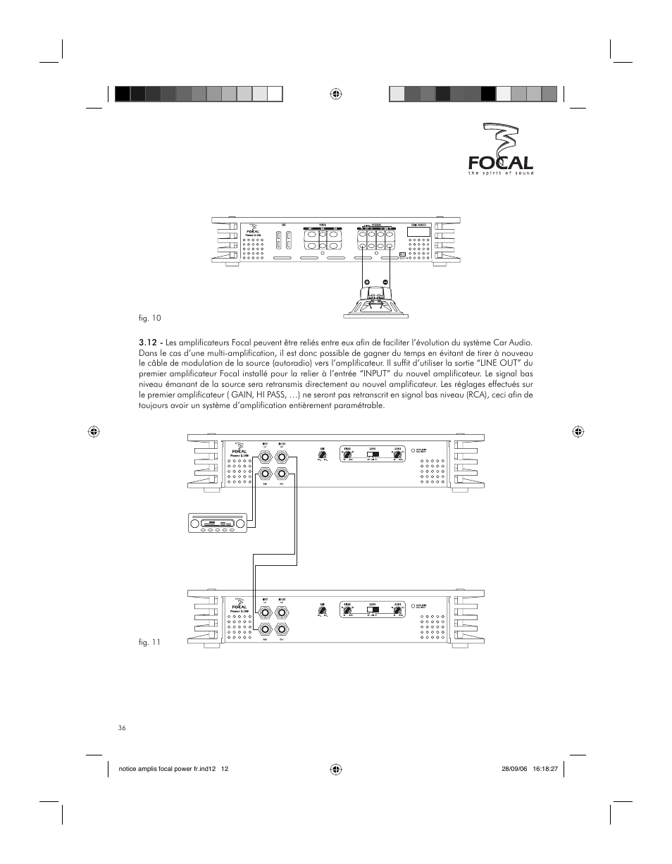 Installation | Focal FP 1.800 User Manual | Page 36 / 52