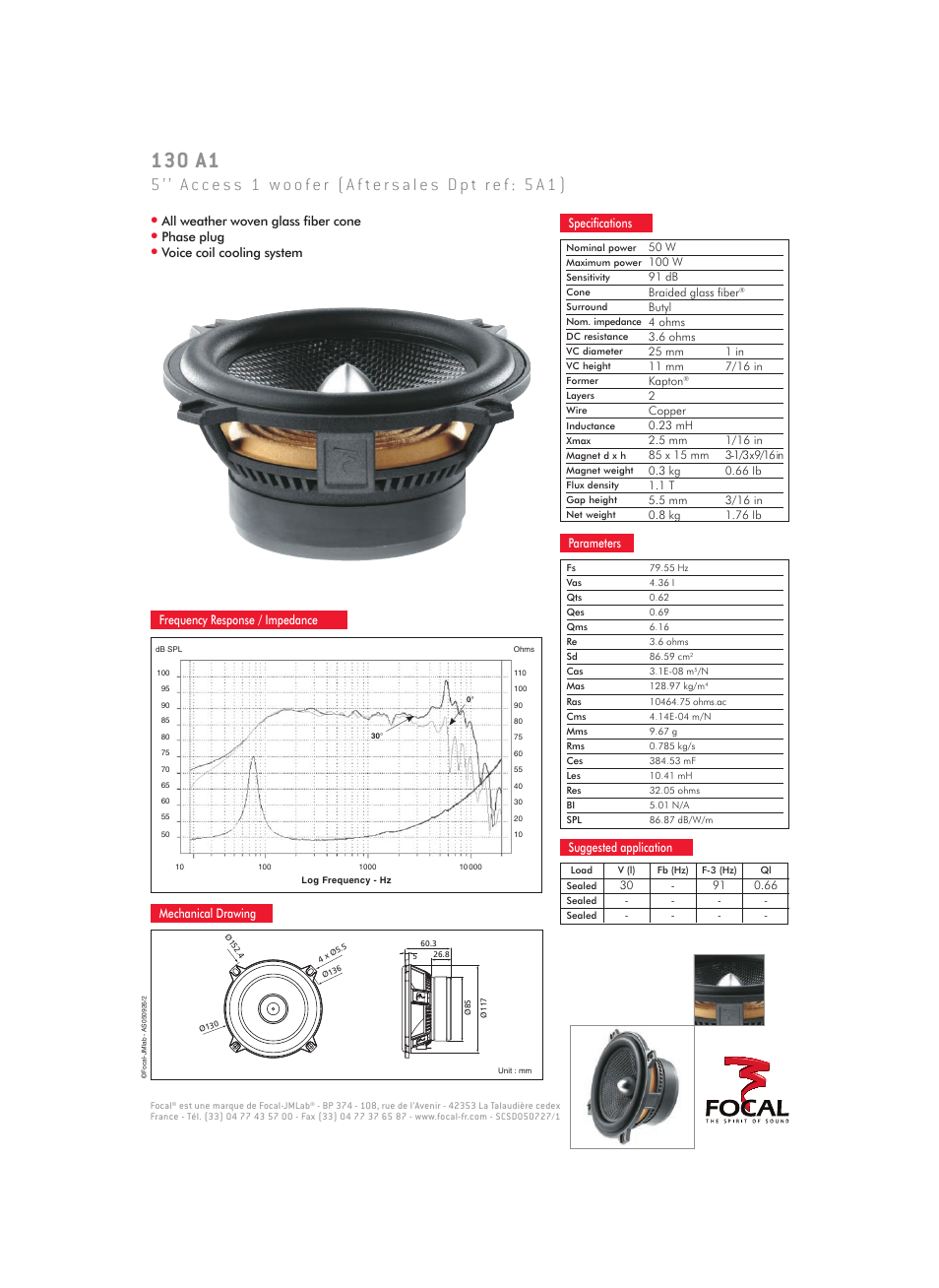 Focal Access 1 130 A1 User Manual | 1 page