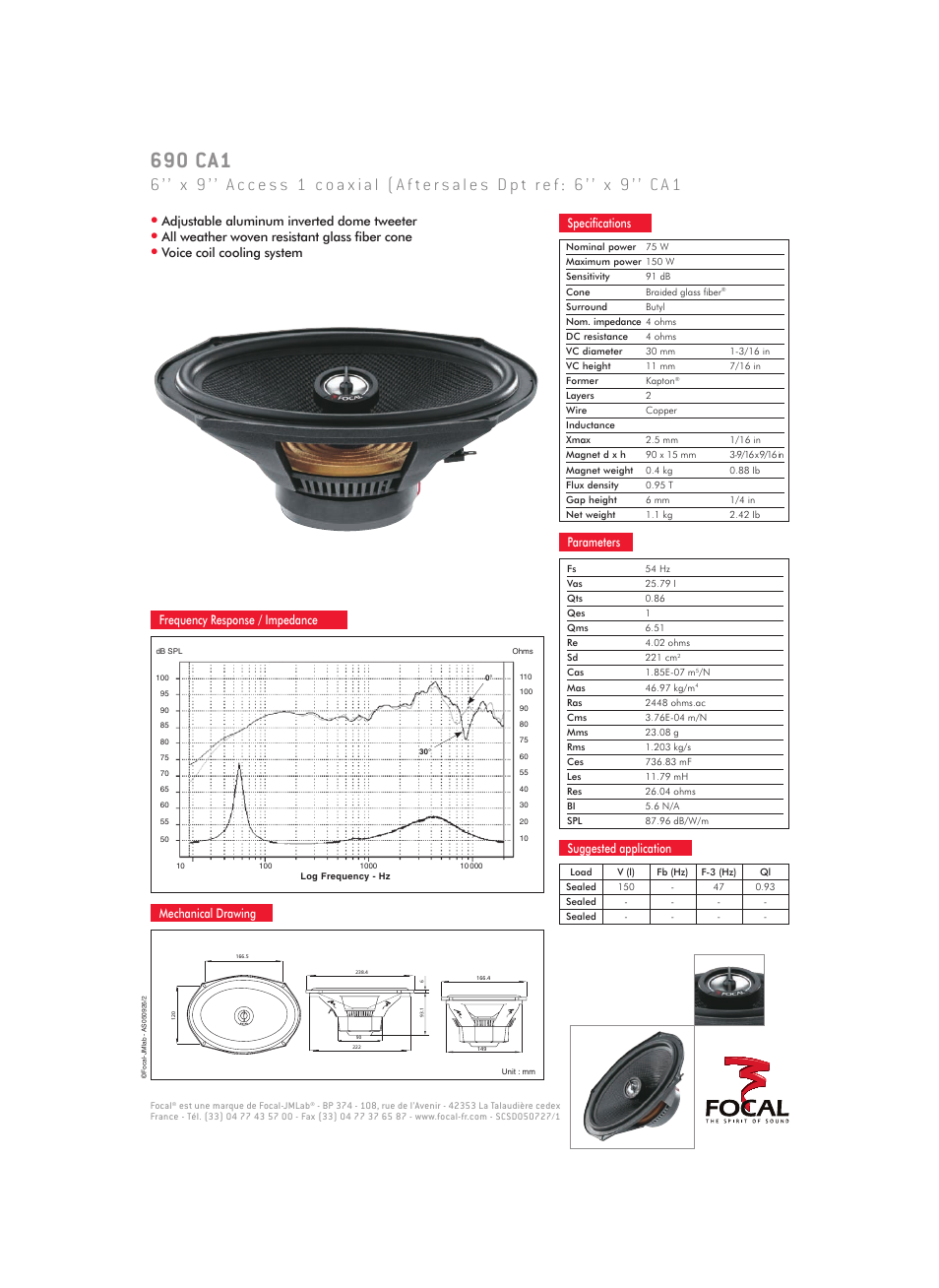 Focal 690 CA1 User Manual | 1 page