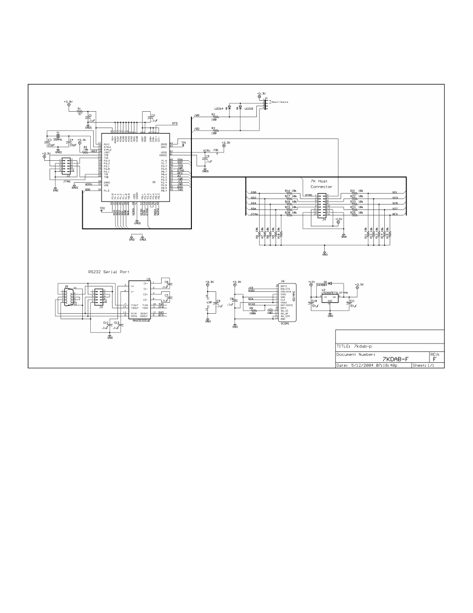 Appendix f schematics | FARGO electronic Digital Audio Board 7KDAB User Manual | Page 62 / 66