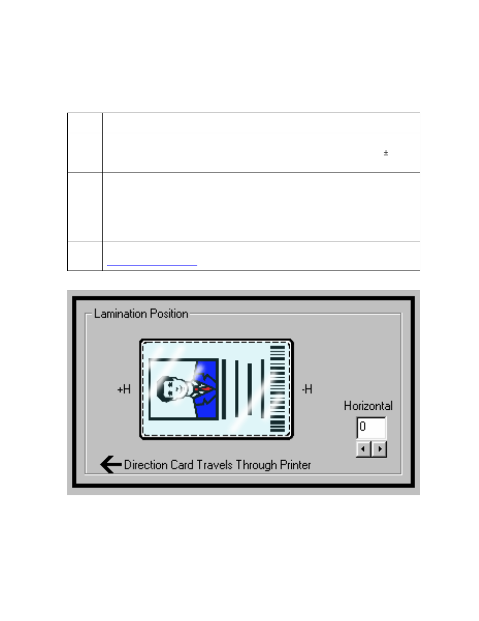 Using the lamination position control | FARGO electronic Pro-LX Laminating Card Printer/Encoder User Manual | Page 115 / 228