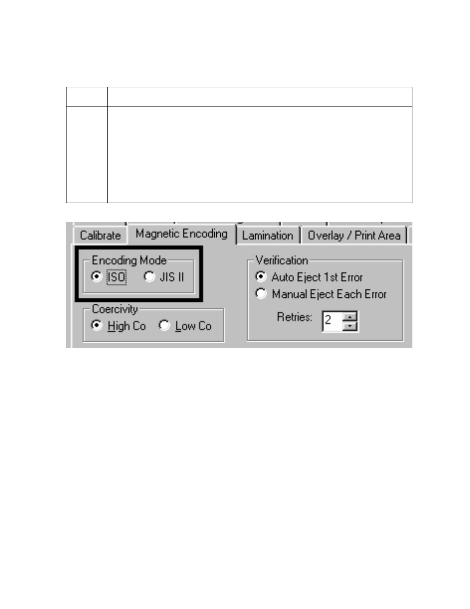 Using the encoding mode option | FARGO electronic Pro-LX Laminating Card Printer/Encoder User Manual | Page 120 / 228