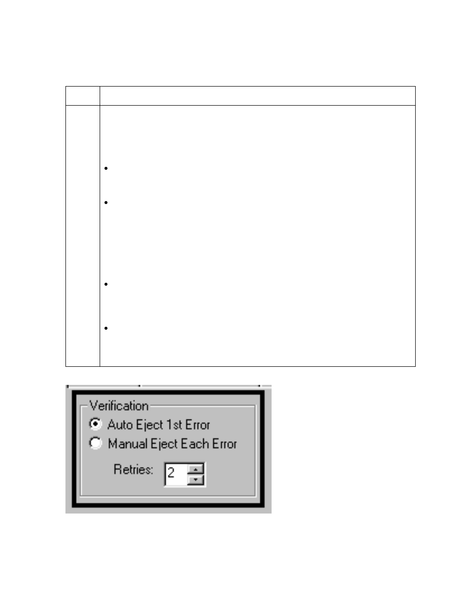 Using the verification radio buttons | FARGO electronic Pro-LX Laminating Card Printer/Encoder User Manual | Page 128 / 228