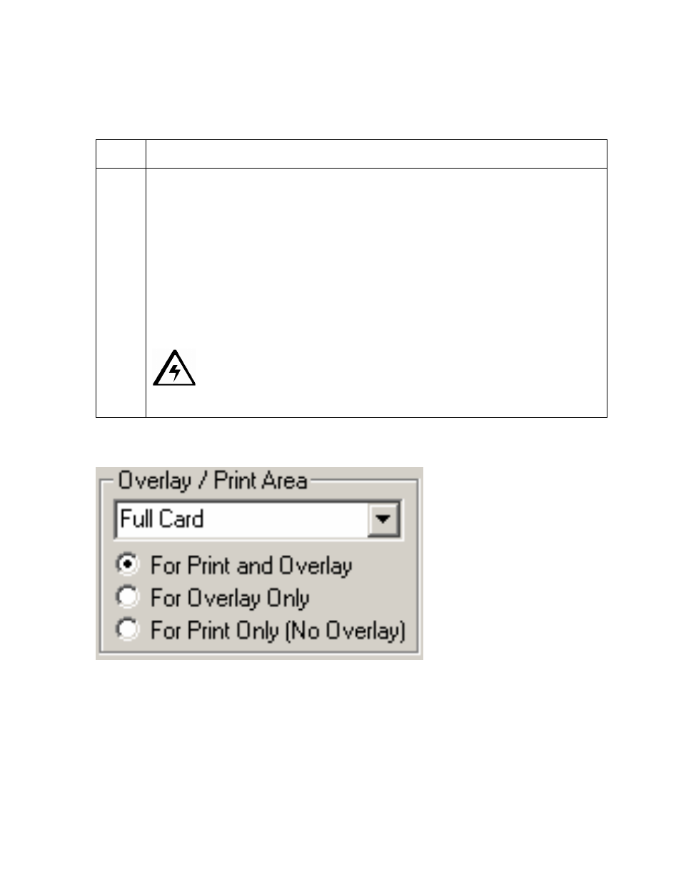 Using the overlay / print area | FARGO electronic Pro-LX Laminating Card Printer/Encoder User Manual | Page 141 / 228