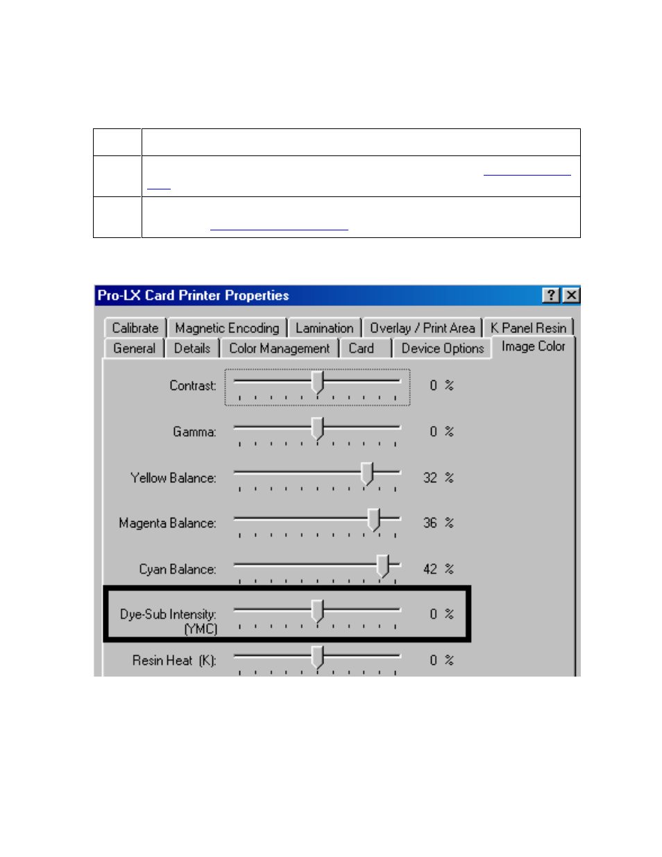 Resolving the incorrect image darkness problems | FARGO electronic Pro-LX Laminating Card Printer/Encoder User Manual | Page 75 / 228