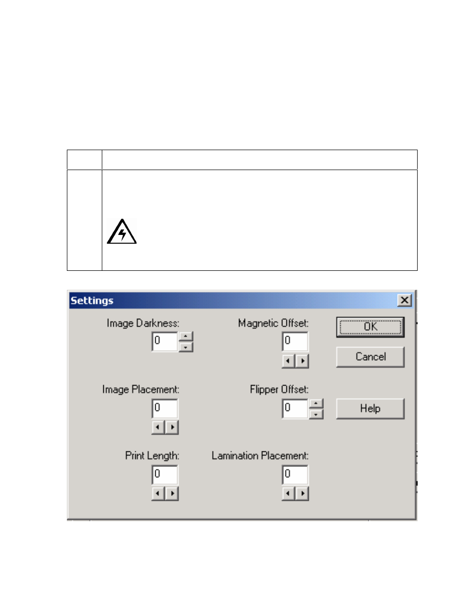 Using the settings dialog box | FARGO electronic Pro-LX Laminating Card Printer/Encoder User Manual | Page 99 / 228