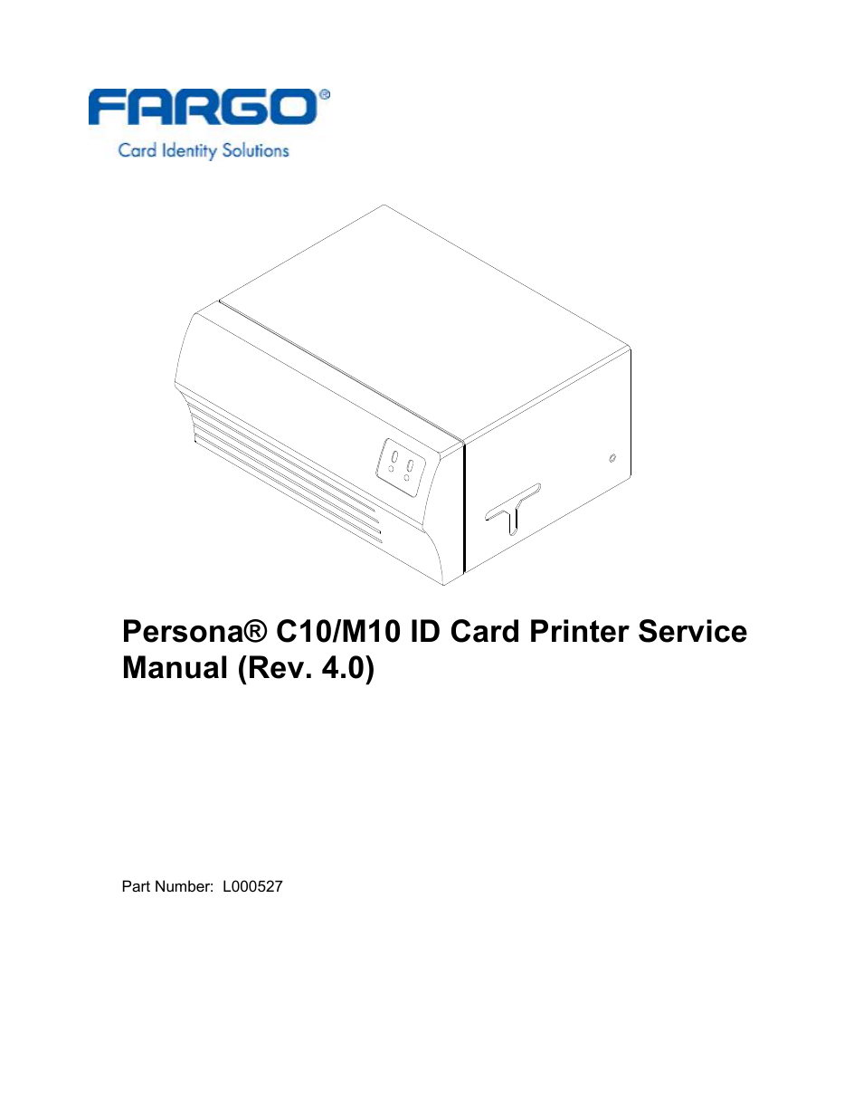 FARGO electronic PERSONA C10 User Manual | 178 pages