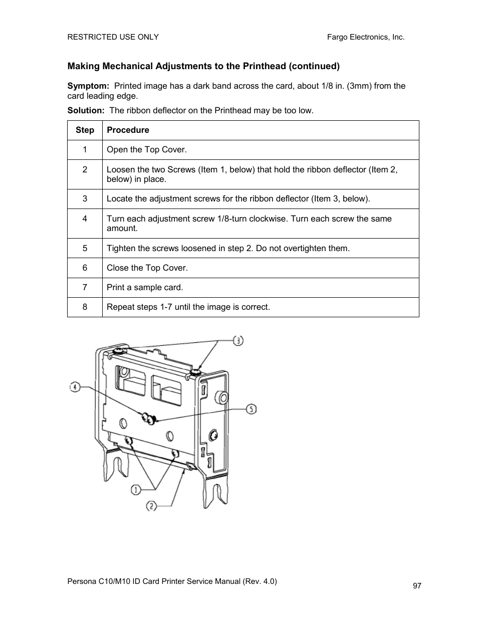 FARGO electronic PERSONA C10 User Manual | Page 97 / 178