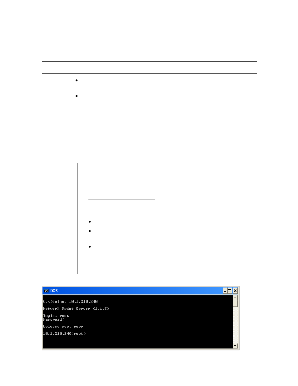 Network management interface, Telnet command line interface, Initiating a telnet session | Network management interface -5, Telnet command line interface -5, Initiating a telnet session -5 | FARGO electronic HDPii User Manual | Page 117 / 373