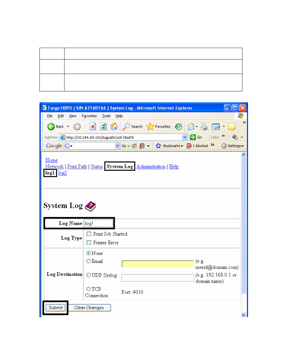 Changing the log name | FARGO electronic HDPii User Manual | Page 143 / 373